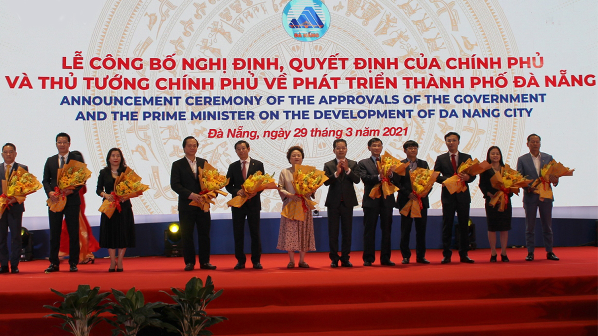 Lễ công bố các Nghị định, Quyết định của Chính phủ về phát triển Thành phố Đà Nẵng