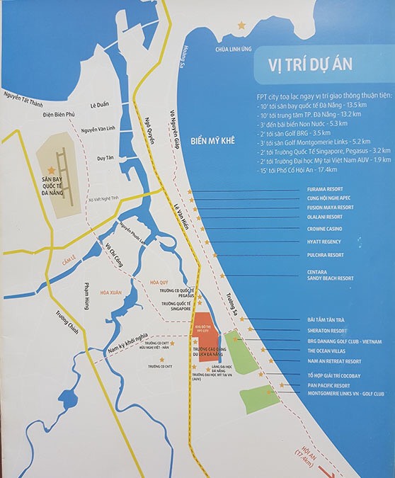 Vị trí khu đô thị FPT City Đà Nẵng