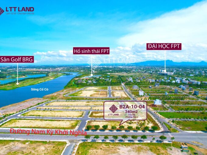 Lô đất mặt tiền Nam Kỳ Khởi Nghĩa tại đô thị FPT City Đà Nẵng