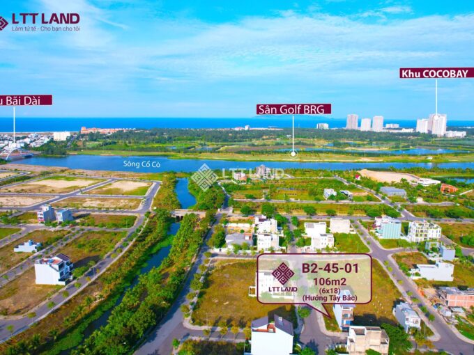 Lô góc đất nền 106m2 FPT City Đà Nẵng