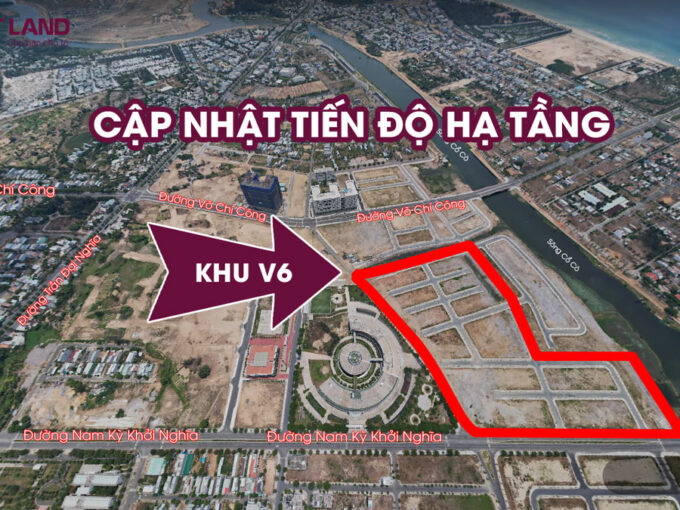 Cập nhật tiến độ hạ tầng khu V6 đô thị FPT City Đà Nẵng